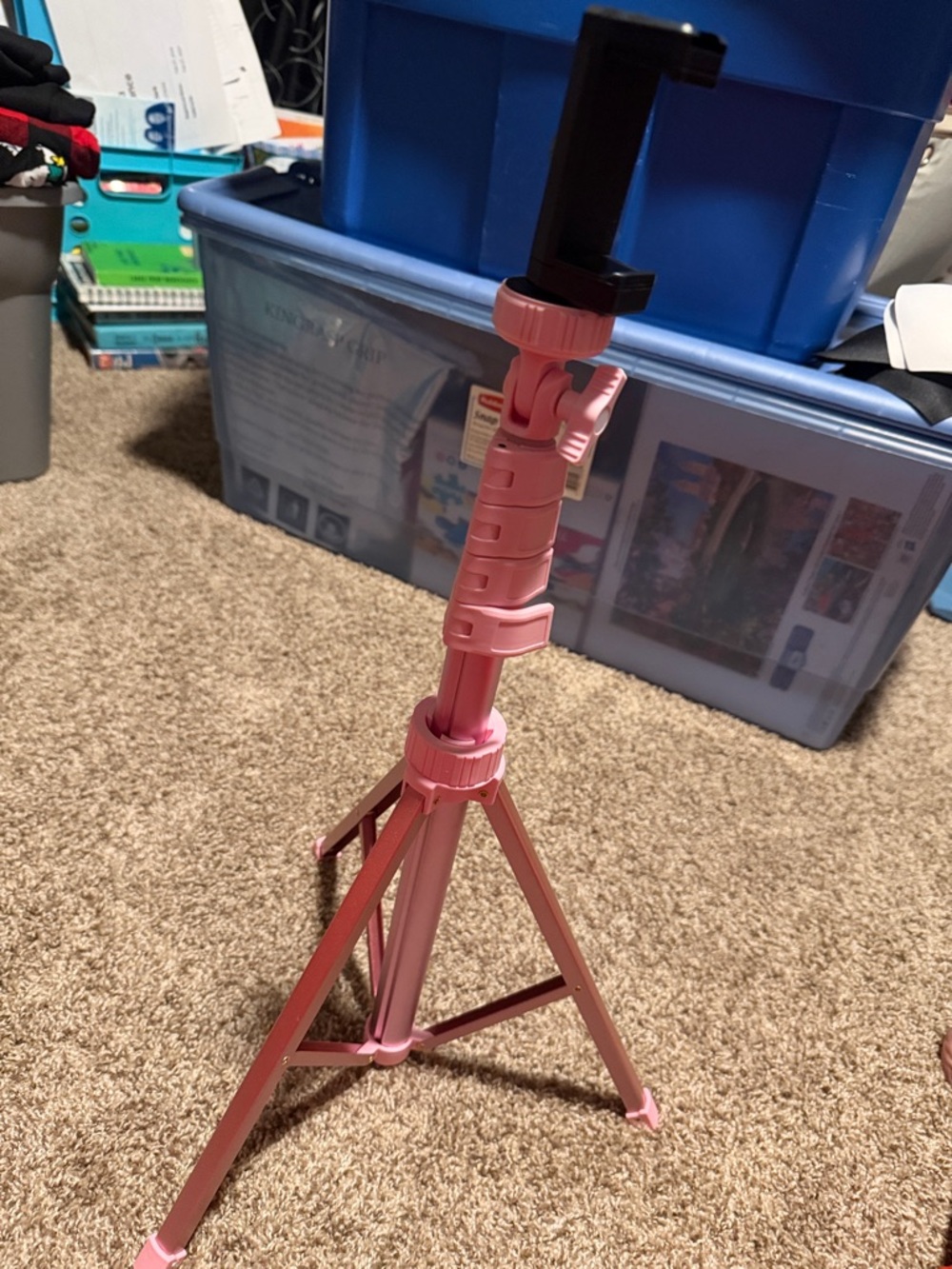 Sensyne pink lightweight expandable phone tripod - NEW